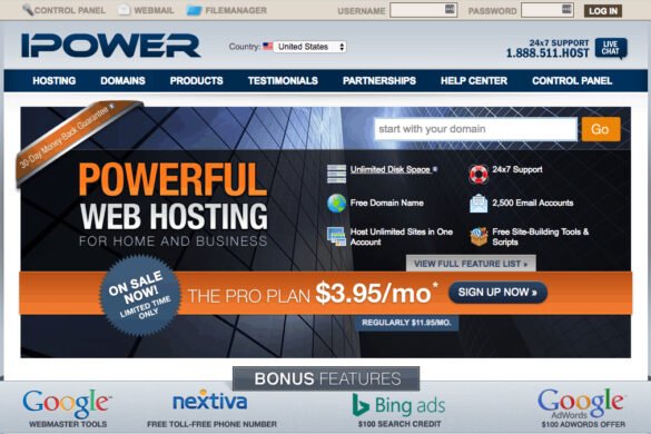 iPower Hosting Review