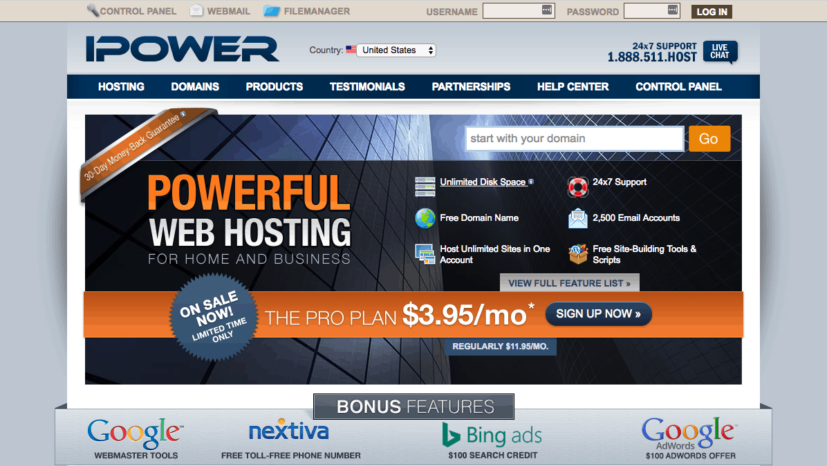 iPower Hosting Review